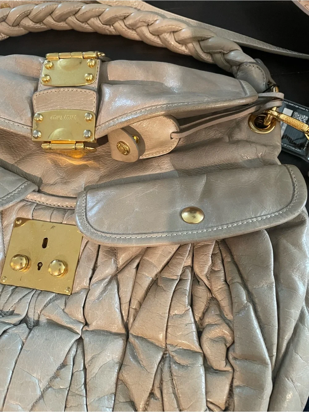 Miu Miu Matelassé  2 way bag